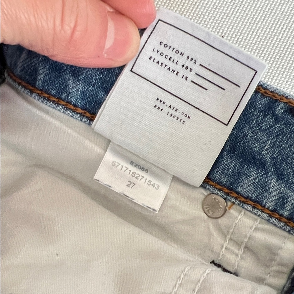 AYR Deep Blue Straight Jeans - Picture 5 of 14